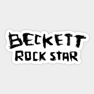 Rock Star: Samuel Beckett Sticker